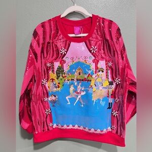 New QOS Nutcracker Ballet Stage Scene Sweatshirt